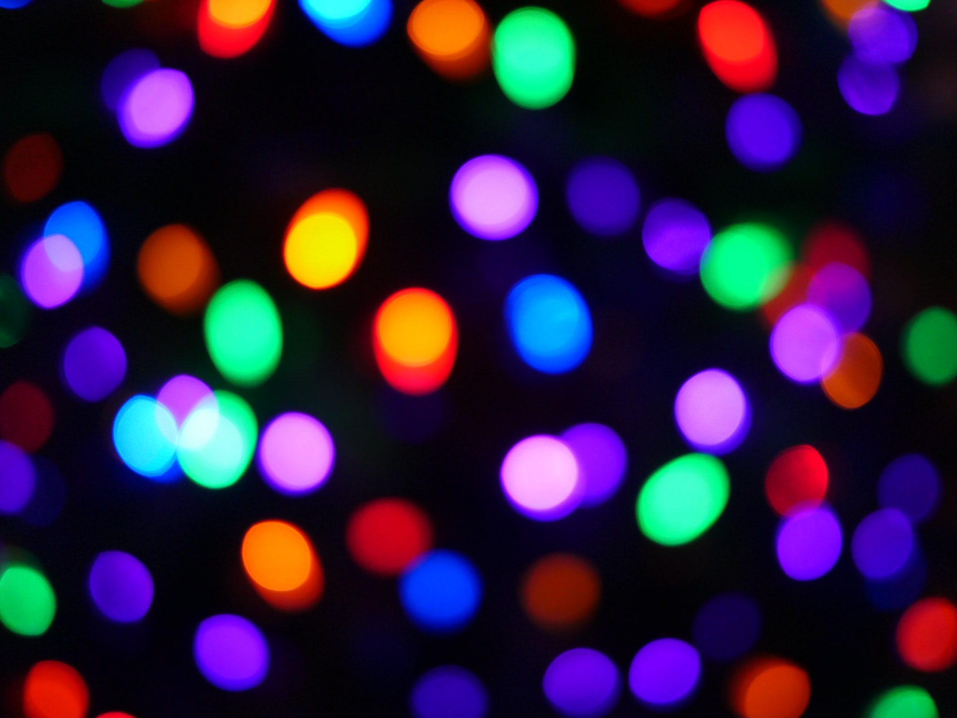 Lights in various colours